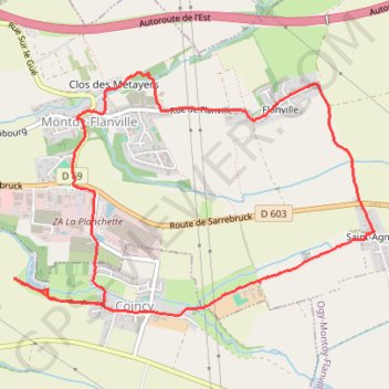 Itinéraire Randonnée 25.10.2020 13:08, distance, dénivelé, altitude, carte, profil, trace GPS