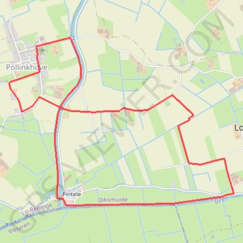 Itinéraire Circuit Beverdijk., distance, dénivelé, altitude, carte, profil, trace GPS
