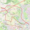 Itinéraire Petite boucle autour d'Alençon et de Damigny, distance, dénivelé, altitude, carte, profil, trace GPS