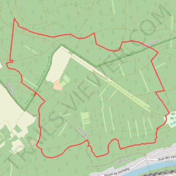 Itinéraire Pompey, distance, dénivelé, altitude, carte, profil, trace GPS