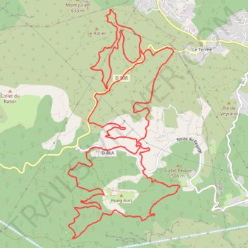 Itinéraire Pichauris_2025_circuit_VTT_5_rouge_903b58780a, distance, dénivelé, altitude, carte, profil, trace GPS