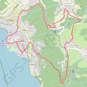 Itinéraire boucle-ermitage-saint-germain-par-ponnay, distance, dénivelé, altitude, carte, profil, trace GPS