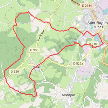 Itinéraire D, distance, dénivelé, altitude, carte, profil, trace GPS