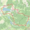 Itinéraire Le tour des lacs - Doucier, distance, dénivelé, altitude, carte, profil, trace GPS