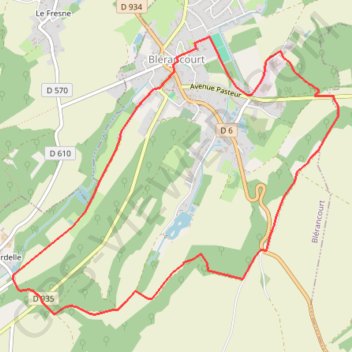 Itinéraire Sur les pas de Saint-Just, distance, dénivelé, altitude, carte, profil, trace GPS