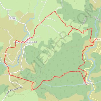 Itinéraire Cascade du Ray Pic, distance, dénivelé, altitude, carte, profil, trace GPS