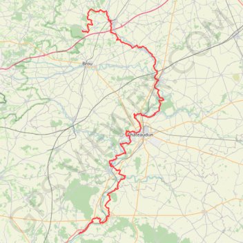 Itinéraire GR35 De Montigny-le-Chartif (Eure-et-Loir) à Pezou (Loir-et-Cher), distance, dénivelé, altitude, carte, profil, trace GPS