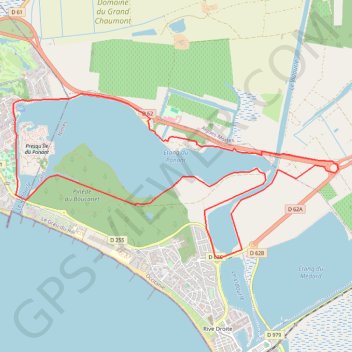 Itinéraire Tour du Ponant, distance, dénivelé, altitude, carte, profil, trace GPS