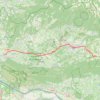 Itinéraire Véloroute du Calavon, distance, dénivelé, altitude, carte, profil, trace GPS