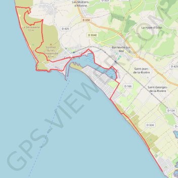 Itinéraire Barneville-Carteret Hattainville, distance, dénivelé, altitude, carte, profil, trace GPS