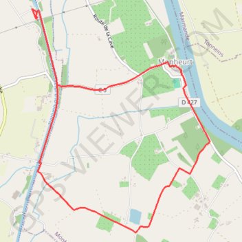 Itinéraire Monheurt, balade entre Garonne et Canal - Pays de la vallée du Lot, distance, dénivelé, altitude, carte, profil, trace GPS
