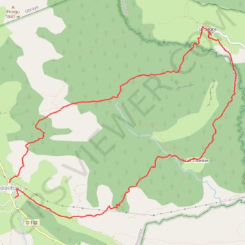 Itinéraire Ubac de la Sagne, distance, dénivelé, altitude, carte, profil, trace GPS