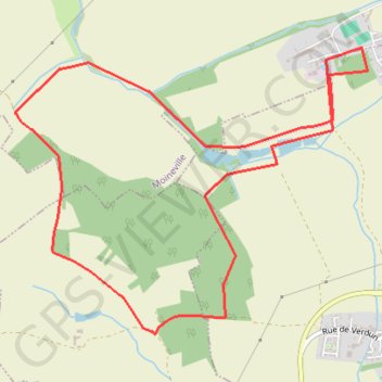 Itinéraire Batilly, distance, dénivelé, altitude, carte, profil, trace GPS