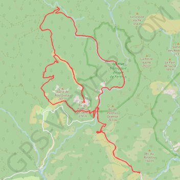 Itinéraire Esterel Pic du Perthus, distance, dénivelé, altitude, carte, profil, trace GPS
