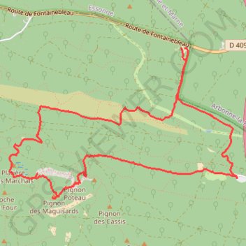 Itinéraire La Feuillardiere, distance, dénivelé, altitude, carte, profil, trace GPS