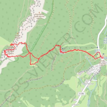 Itinéraire Aulp du Seuil, distance, dénivelé, altitude, carte, profil, trace GPS