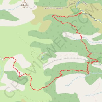 Itinéraire De Lambertane aux Clues de Barles, distance, dénivelé, altitude, carte, profil, trace GPS