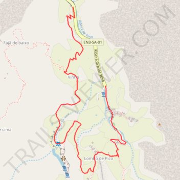 Itinéraire Xoxo Vinha Marrador, distance, dénivelé, altitude, carte, profil, trace GPS