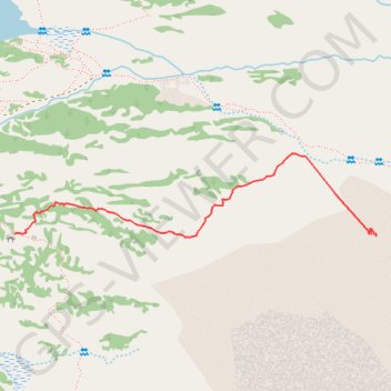 Itinéraire Option descente du carlit, distance, dénivelé, altitude, carte, profil, trace GPS