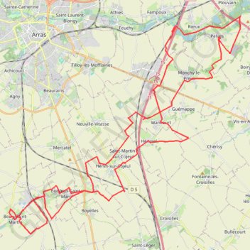 Itinéraire Vélo du matin, distance, dénivelé, altitude, carte, profil, trace GPS