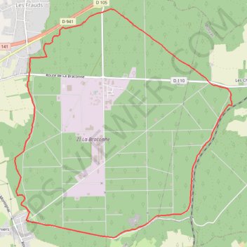 Itinéraire 16-424, distance, dénivelé, altitude, carte, profil, trace GPS