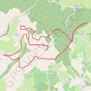 Itinéraire La voie du tram, distance, dénivelé, altitude, carte, profil, trace GPS