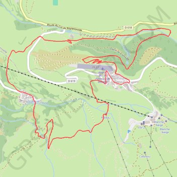 Itinéraire Parcours 10 Forêt de Balestas - Louron Bike Trail, distance, dénivelé, altitude, carte, profil, trace GPS