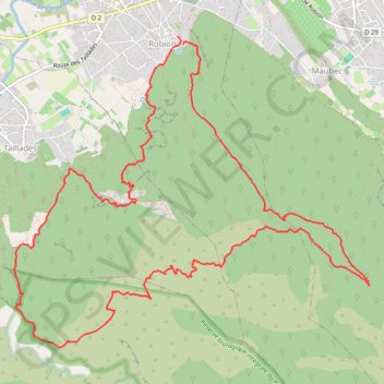 Itinéraire Robion, distance, dénivelé, altitude, carte, profil, trace GPS