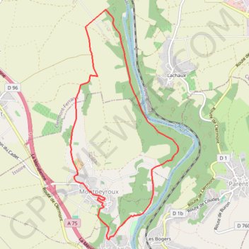Itinéraire Sur le Chemin de l'Arkose, distance, dénivelé, altitude, carte, profil, trace GPS