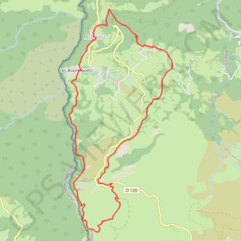 Itinéraire Arbéost, distance, dénivelé, altitude, carte, profil, trace GPS
