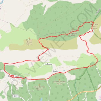 Itinéraire Bargème Le Grand BROUIS 14km 750m 12-09-2021, distance, dénivelé, altitude, carte, profil, trace GPS