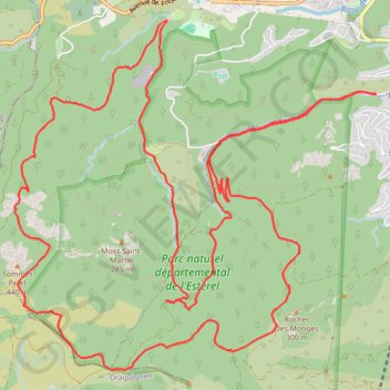 Itinéraire Du port de la Rague aux Oeufs de boucs, distance, dénivelé, altitude, carte, profil, trace GPS
