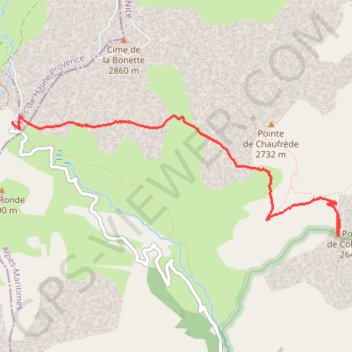 Itinéraire Pointe de Colombart, distance, dénivelé, altitude, carte, profil, trace GPS