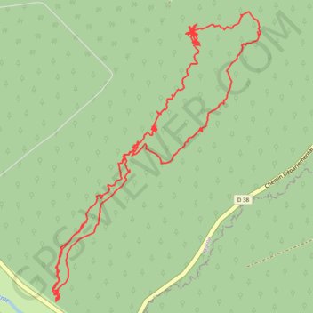 Itinéraire Ruisseau du Mortier, distance, dénivelé, altitude, carte, profil, trace GPS