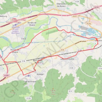 Itinéraire 31210 Pointis-de-Rivière to 31210 Pointis-de-Rivière, distance, dénivelé, altitude, carte, profil, trace GPS