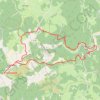 Itinéraire Rando Cabrerets-Sauliac, distance, dénivelé, altitude, carte, profil, trace GPS