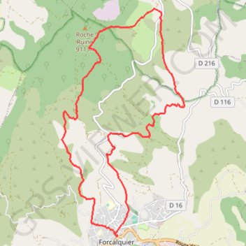 Itinéraire Les Mourres, distance, dénivelé, altitude, carte, profil, trace GPS