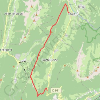 Itinéraire Crête Morbié - Fullie, distance, dénivelé, altitude, carte, profil, trace GPS