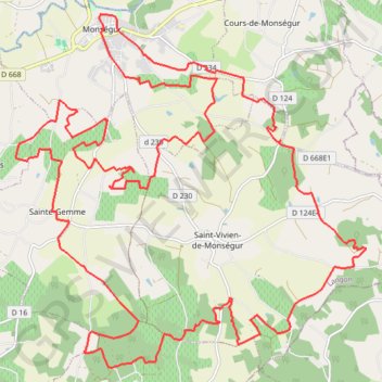 Itinéraire Monségurs, distance, dénivelé, altitude, carte, profil, trace GPS