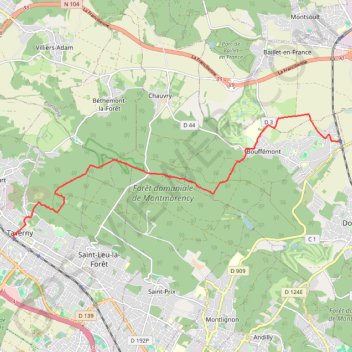 Itinéraire La tourbiére de la Cailleuse, distance, dénivelé, altitude, carte, profil, trace GPS
