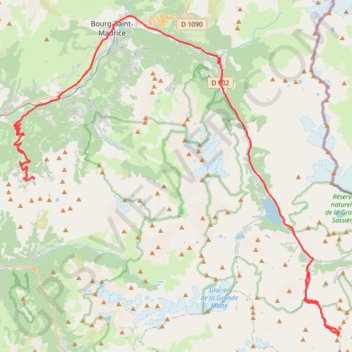 Itinéraire Pointe Des Fours, distance, dénivelé, altitude, carte, profil, trace GPS