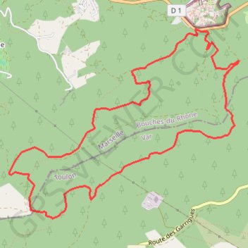 Itinéraire Barres de Castillon, distance, dénivelé, altitude, carte, profil, trace GPS