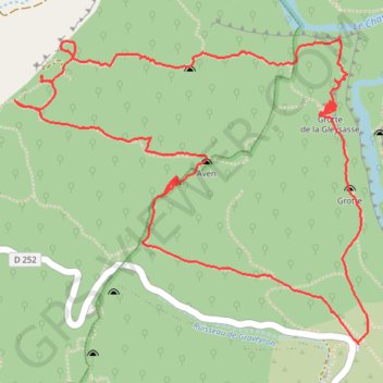 Itinéraire Corniche Païolive, distance, dénivelé, altitude, carte, profil, trace GPS