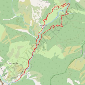 Itinéraire Rocher de Servia, distance, dénivelé, altitude, carte, profil, trace GPS