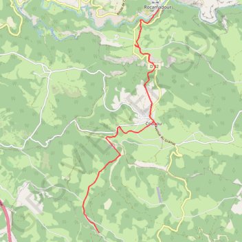 Itinéraire De Rocamadour à Carlucet, distance, dénivelé, altitude, carte, profil, trace GPS