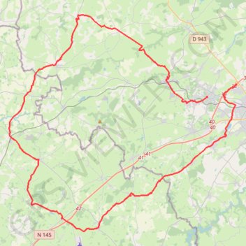 Itinéraire Circuit Lu 22, distance, dénivelé, altitude, carte, profil, trace GPS