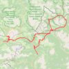 Itinéraire 1-Alleghe - Campitello di Fassa V2, distance, dénivelé, altitude, carte, profil, trace GPS