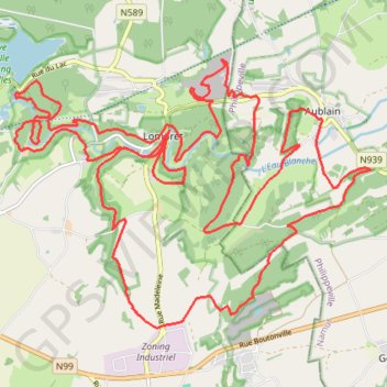 Itinéraire Lompret - Trail de l’Eau Blanche, distance, dénivelé, altitude, carte, profil, trace GPS