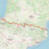 Itinéraire De Portbou à Hendaye à vélo, distance, dénivelé, altitude, carte, profil, trace GPS