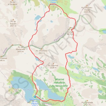 Itinéraire Le Lac d'Estibère, distance, dénivelé, altitude, carte, profil, trace GPS